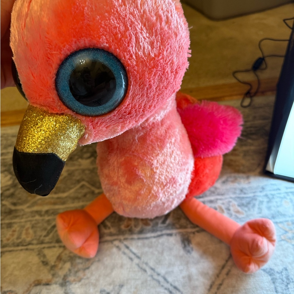 Ty Pink and Orange Stuffed Animal